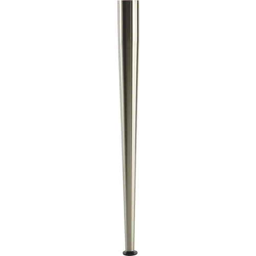 E-Leg, Tapered 710 mm (28"), Satin nickel Satin nickel