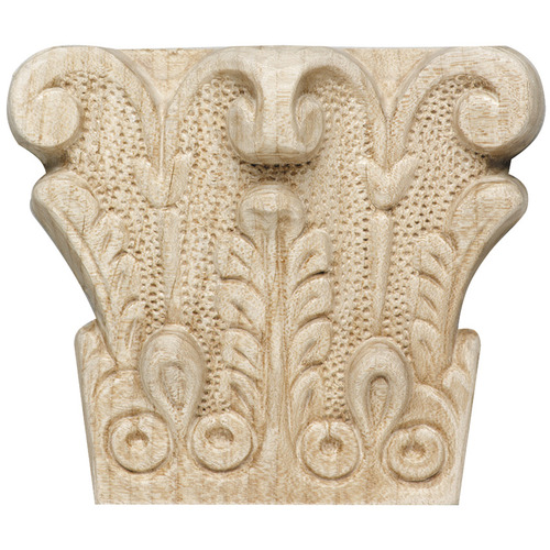 Ornament, 4 1/2" x 5 1/8" (H x W) Maple Acanthus Collection, Maple