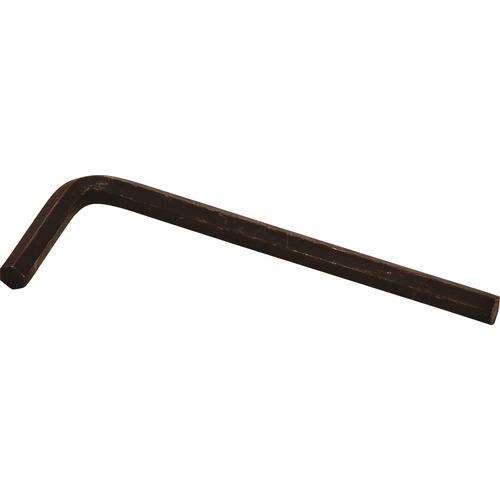 Hex Key, Steel, Diameter 3/16", black Black