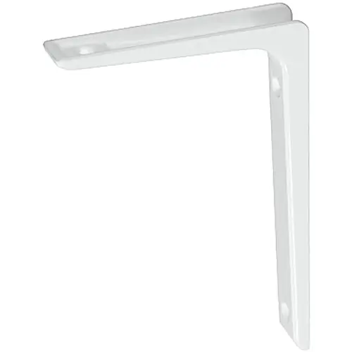 Shelf Support, Aluminum 200 mm 250 mm 285 lbs 25 kg 24 mm Dimensions (AxBxC): 200 x 24 x 250 mm, 130 kg capacity (per pair) white White, coated