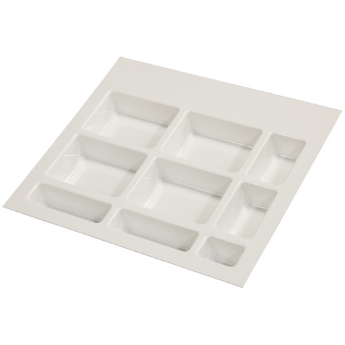 Medical Drawer Insert, Deep, 57 mm For materials and instruments, height: 57 mm, material thickness: 3.5 mm White, high gloss laminated