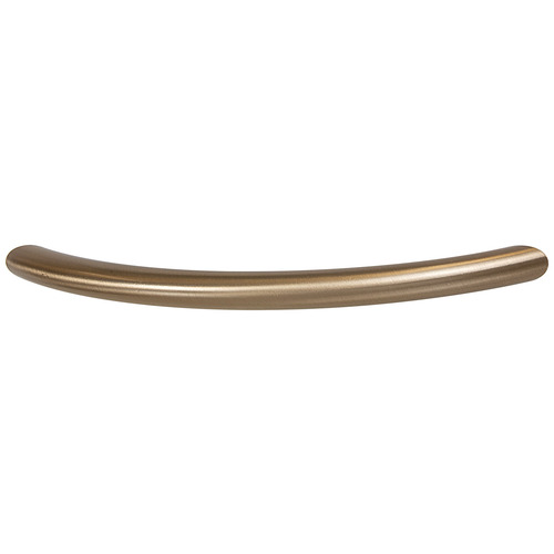 Handle, Steel 128 148 x 30 mm M4 Crescent Collection, Matt gold, 128 mm CTC, M4 thread Gold colored, matt