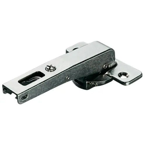 Blind Corner Concealed Hinge, Salice, 94 degree Opening Angle, Self Close, Inset Mounting, Nickel-Plated Special Application, Screw-on, model C2PBN99AC Nickel plated