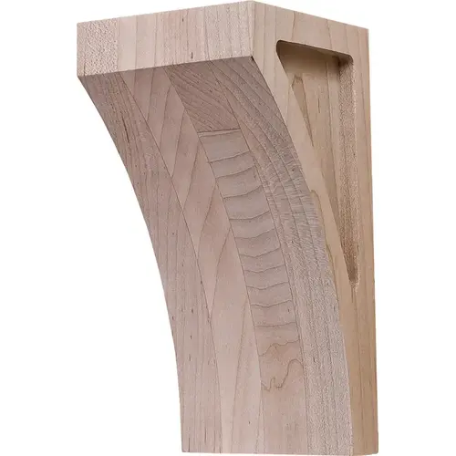 Corbel, 6 x 2 7/8 x 3" (H x W x D) Maple Maple Transitions Collection, Maple Unfinished