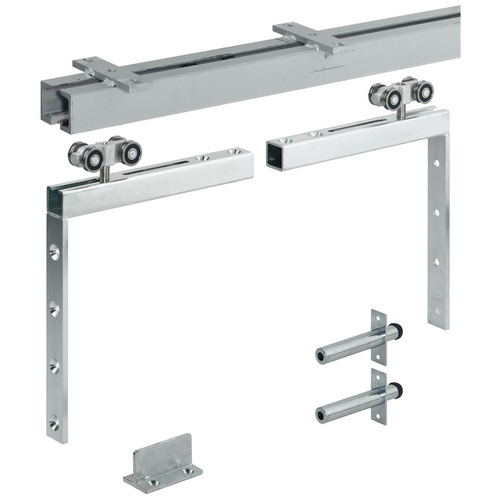 Hafele 942.41.000 Sliding Door Hardware, Hawa Super 500/B, Set Top Hung ...