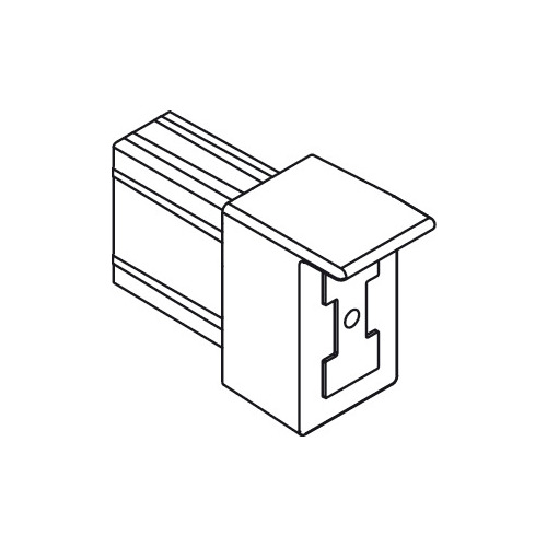 Divider Railing Clip for Drawer Side, for use with Nova Pro Scala Drawers Grass, Stone