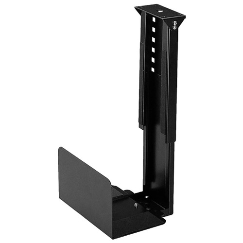 CPU Holder, Fixed Mount 140 - 235 mm (5 1/2 - 9 1/4") 140 - 235 mm width adjustment Black, Epoxy-coated