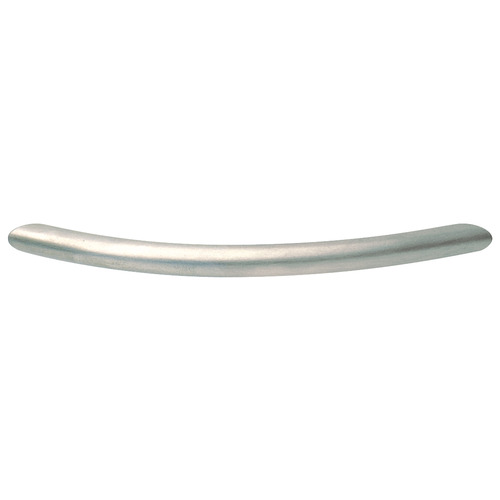 Handle, Steel 96 115 x 30 mm M4 Crescent Collection, Matt stainless, 96 mm CTC, M4 thread Stainless steel colored, matt