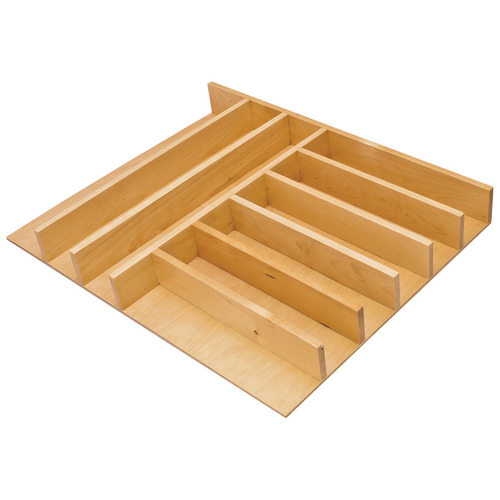 Cutlery Tray, Drawer Insert 15 1/4" Width: 387 mm (15 1/4") Durable clear UV coating