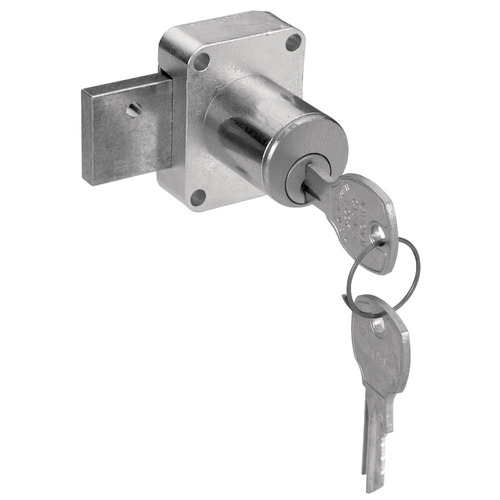 Cabinet Door Lock, Keyed Alike 107 C8173-107-26D National Lock - High Security, Brushed chrome, key #107 Brushed chrome