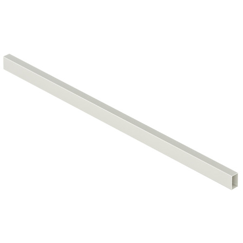 Cross rail, Rectangular Steel, White White