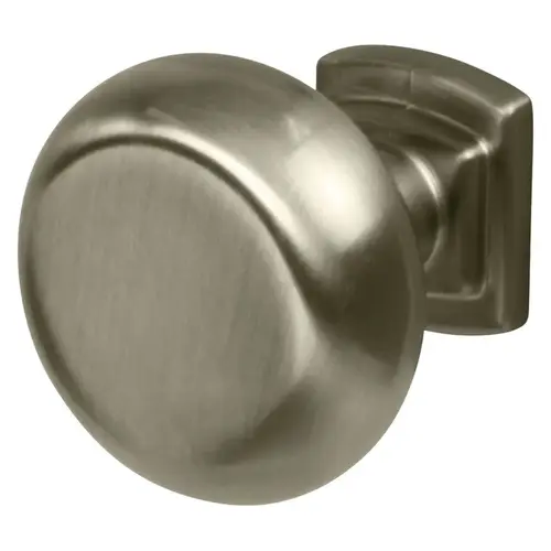 Knob, Surpass, BP36893G10 Zinc alloy, matt, Nickel plated, Height: 30 mm, Knob diameter: 32 mm Nickel plated, matt