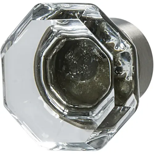 Knob, BP55268CG10 Length: 33 mm, Width: 33 mm, Height: 29 mm , Base: Nickel plated, satin-finish, , Inlay: clear lacquered