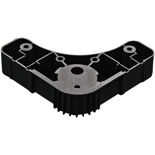 Triangle Mounting Plate, diameter 46 mm Screw-mount Black