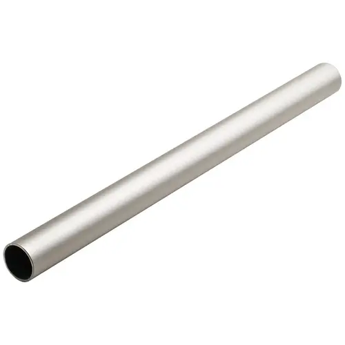 Round Wardrobe Tube, TAG Synergy Collection, 8' Matt aluminum Silver colored, anodized, matt