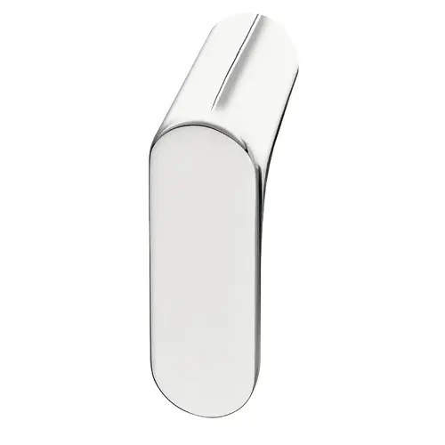 Knob, Hafele Design, Model H2130 Zinc alloy, polished, Chrome plated, Length: 34 mm, Width: 12 mm, Height: 29 mm Chrome plated, polished