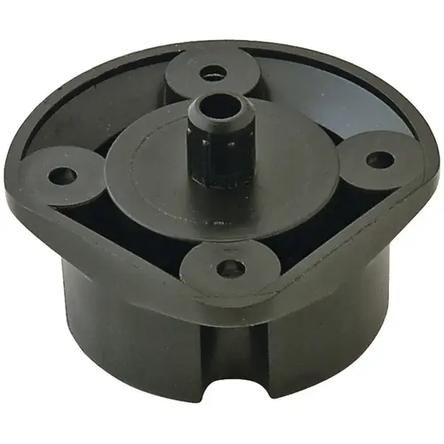 Mounting Socket, Dowel-Mounted Black