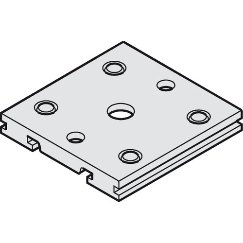 Fixing Plate, for 2 x single running track for Hawa Aperto 60/H/GL, 1 piece