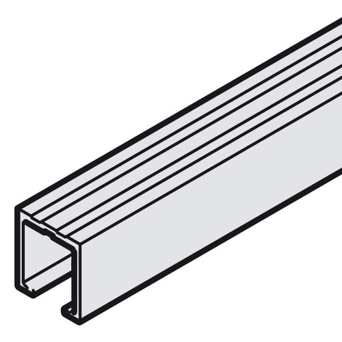 Hafele 402.30.642 Single Top Running Track, For Slido F-Line21 for Hfele Slido F-Line21, 8' 2 7/16"