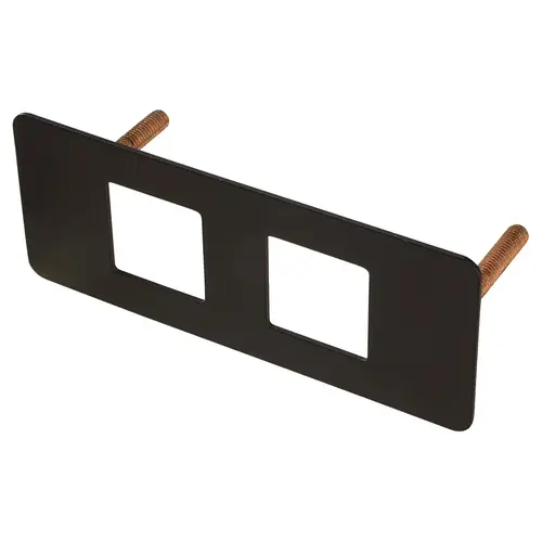 Face Plates, for Dock 1100, Flush Mount Black Black