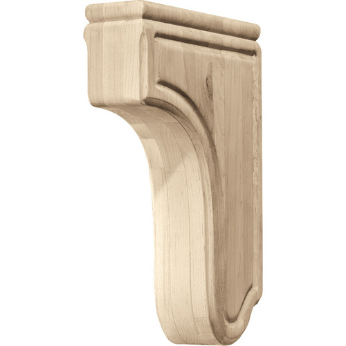 Corbel, 13" x 2 3/4" x 8 15/16" (H x W x D) Red oak Red oak Oak