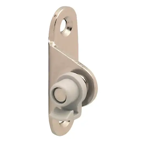 Duo/Maxi Door Bracket, for Face Frame Overlay 5-Piece Door For wood screw mounting, Nickel plated Nickel plated