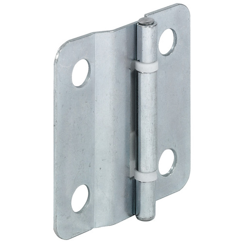 Connecting hinge, cranked, with fixed steel pin Slido Fold VF, steel, galvanized Zinc plated