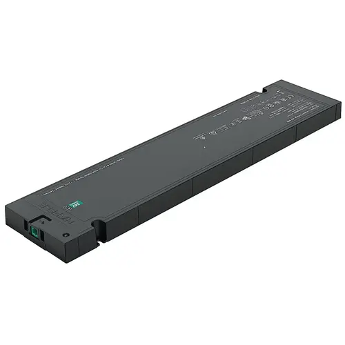 Hafele 833.95.011 Driver, Hafele Loox5, constant voltage 24 V 316 x 70 x 16 mm 0.89 0.9 3.75 A 90 W 0.12 W 0.21 W 0.21 W 353 g with efficiency factor correction, Voltage 24 V, output power: 90 W, with efficiency factor correction Black