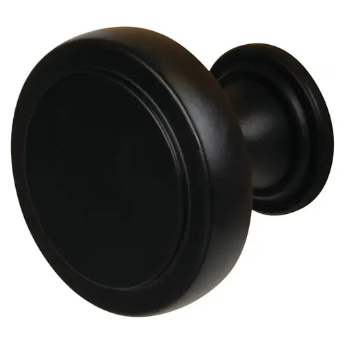 Knob, Exceed, BP36880FB Zinc alloy, matt, Black, Height: 30 mm, Knob diameter: 35 mm Black, matt