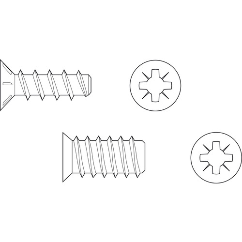 Special Screw, Varianta, CS Head, for Accuride Slides Zinc plated