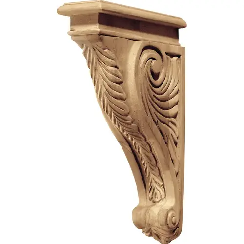 Corbel, 13" x 2 11/16" x 9 3/16" (H x W x D) Cherry Cherry Acanthus Collection, Cherry