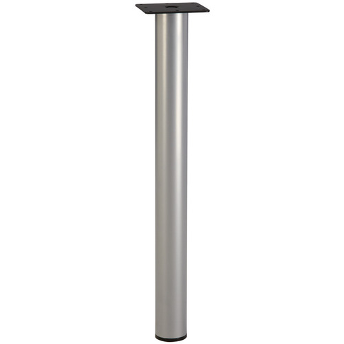 E-Leg, diameter 60 mm System 705 mm (27 3/4"), Silver aluminum Silver/Aluminum RAL 9006