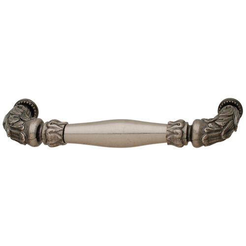 Handle, Zinc 75 88 x 30 mm Artisan Collection, Pewter, 3" CTC Pewter effect