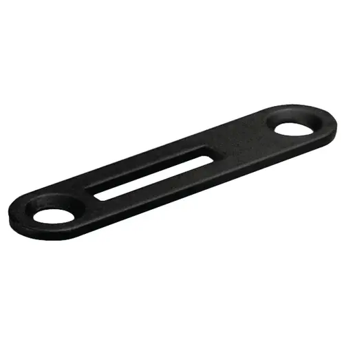 Strike Plate, with Offset Slot, for Hook Lever Lock Cylinder, 49 x 11 mm SP-181-1 Timberline- modular removable core locking system, Nickel-plated