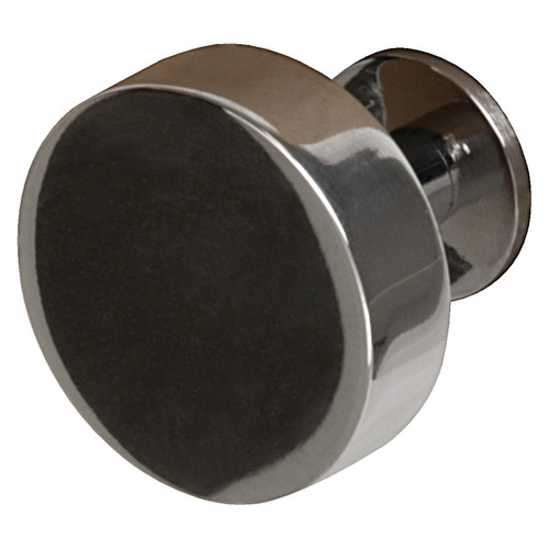 Knob, Radius Steel, polished, Chrome plated, Height: 29 mm, Knob diameter: 32 mm Chrome plated, polished