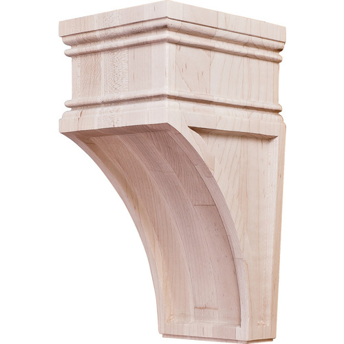 Corbel, 9" x 4 1/4" x 5" (H x W x D) Maple Maple Arcadian Collection, Maple