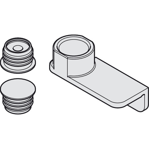 Magnetic Centering Part with Drilling Jig, for Concepta 25 for Folding Concepta 25, Magnetic, with drilling jig anodized