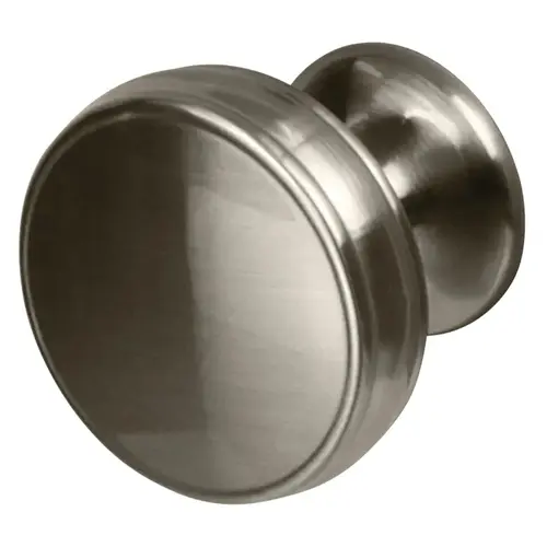 Knob, Renown, BP36793G10 Zinc alloy, matt, Nickel plated, Height: 29 mm, Knob diameter: 32 mm Nickel plated, matt