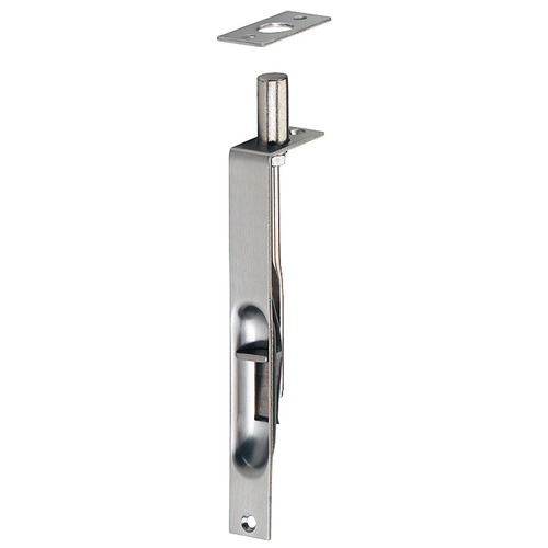 Flush Bolt, Slide Action Stainless steel With bolts on one side, Matt Finish matt