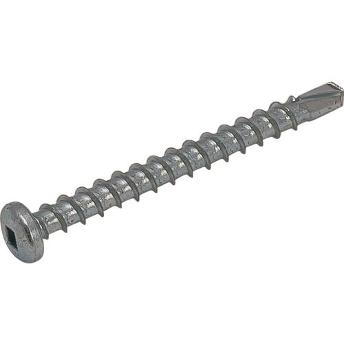 Square Drive Screw, for TAG Omni Track Installation Sefl-Tapping Zinc plated