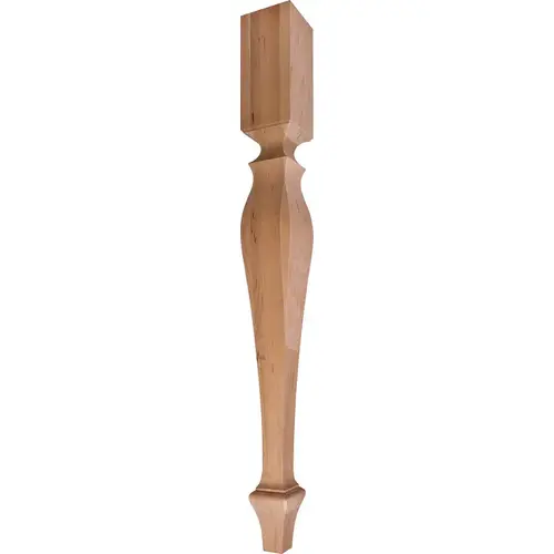 Wood Post, 34 1/2" x 3 1/2" x 3 1/2" (H x W x D) Cherry Lafayette Collection, Cherry