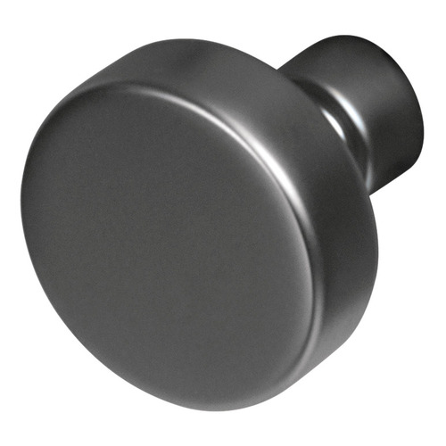 Knob, Zinc Zinc alloy, matt, Aluminum colored, Diameter: 28 mm, Knob diameter: 28 mm Aluminum colored, matt