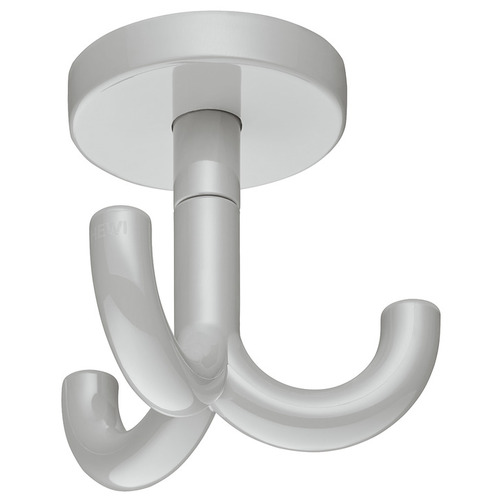 Triple Ceiling Hook, HEWI, Polyamide, Single Color Hewi, Light gray Light gray, glossy