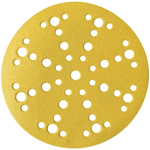 Abrasive Disc, 6" Aluminum Oxide, Hook-N-Loop, 49 holes P280 280 grit