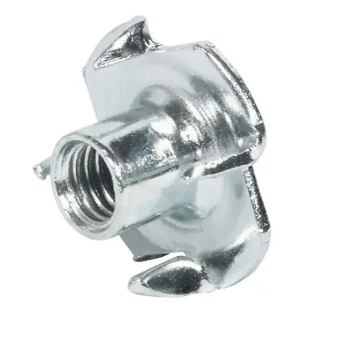 T-Nut, 4-Pronged Outer: 22.5; Sleeve: 10 mm M8 9.2 mm M8 thread blank