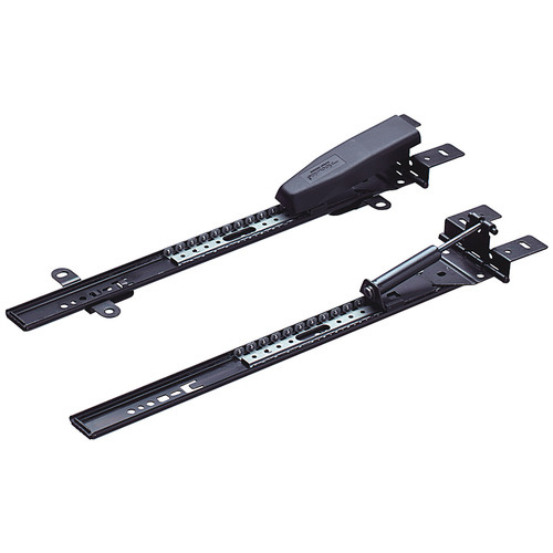 Flipper Door Slide, Accuride 1155 - Easy Down 14" slide length 14" Slide length Pair Black