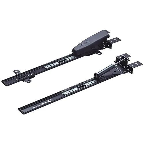 Flipper Door Slide, Accuride 1155 - Easy Down 24" slide length 24" Slide length Pair Black