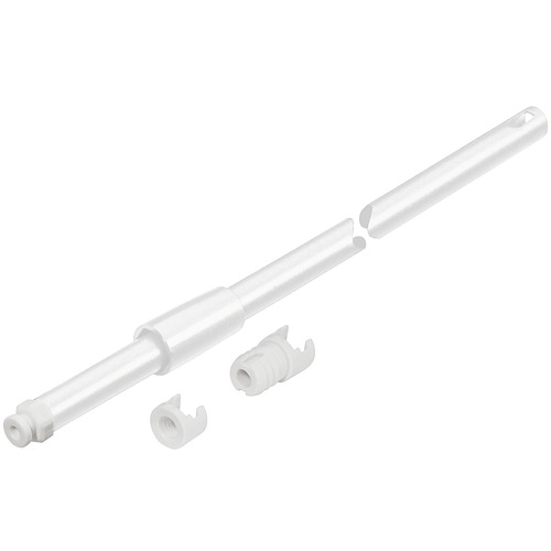 Gallery Rail, Round, Hafele Matrix Box P 10 5/8" 270 mm For pull out for door front fixing, Length 270 mm (10 5/8"), white White, Coated, Coated Pair