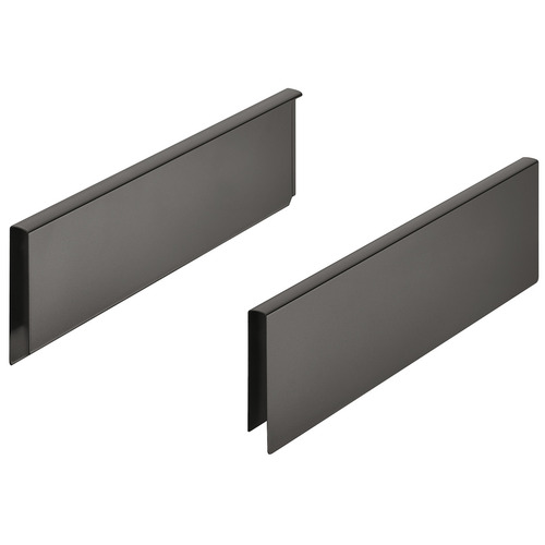 Height Extension Panel, Hafele Matrix Box P 450 mm 17 11/16" For gallery railing system, Length 450 mm (17 11/16"), anthracite Metallic anthracite, powder coated Pair