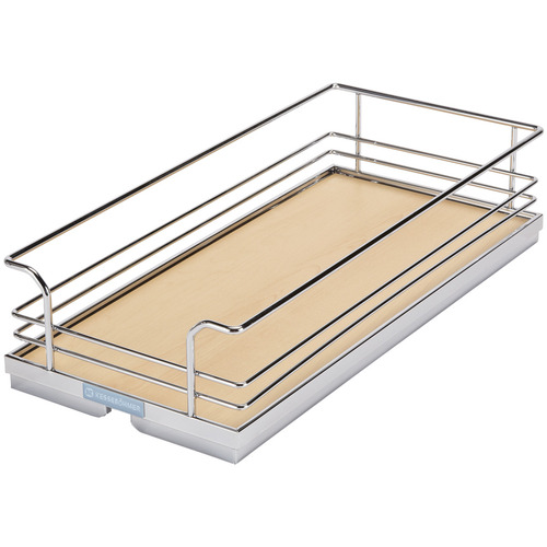 Storage Tray, for Internal Drawer Pull-Out 480 x 524 x 109 mm 18 7/8" Arena Plus, Chrome/Maple, width 18 7/8" Shelf: Maple Surround: Chrome